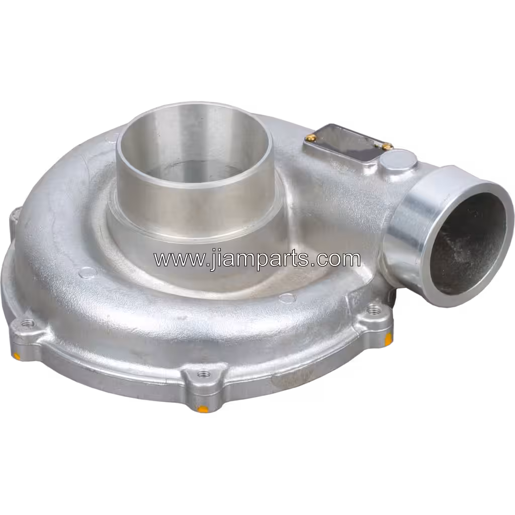 NH174814 RHC7-12307HQ41NFBRL6424CC aftermarket compressor housing — top three-quarter view